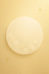 Golden Round Bokeh Spotlight