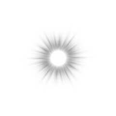 Black Star Light Sparkle, Glowing Flare Effect and Shimmer Shine Glow Elements