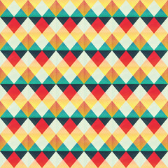 Retro zigzag seamless pattern