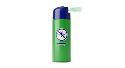 Isolated aerosol insecticide repellent, toxic insecticide spray, pest control for insect bites