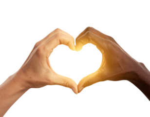  Empowerment and Solidarity – Hands Creating Heart Symbol PNG