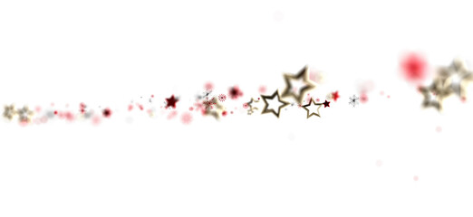 Abstract star trail with sparkle effect on white background, perfect for design, holiday season. Ideal for Christmas, New Year, and celebration