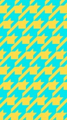 Colorful abstract pattern iPhone wallpaper, blue and yellow