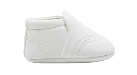 Isolated soft baby slipper for small children to keep little feet warm and protected