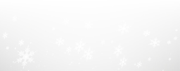 Snowflakes in PNG format with a transparent background highlighting beautiful winter season snowfall effects