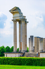 Ruins of ancient roman temple 