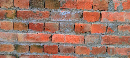 red brick wall