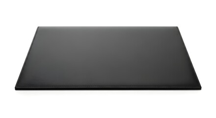 Isolated black reflective tabletop surface for product display or commercial background design isolated PNG with Transparent Background