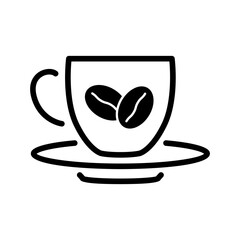 Coffee icon vector set. Hot drink illustration sign collection. Coffee house symbol. Coffee machine logo. Cappuccino or latte web icon.