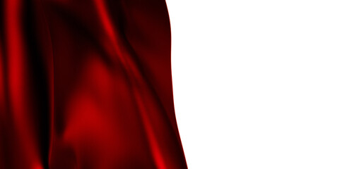 Elegant red silk fabric texture. Perfect for luxury, fashion, and design projects. High-resolution image.