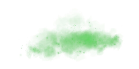 Ethereal Green Mist and Fog with Soft Smoke Swirls and Dust Explosion, Transparent Haze, and Dreamy Atmospheric Effect for Abstract Backgrounds