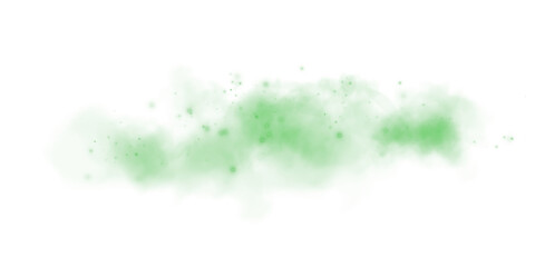 Ethereal Green Mist and Fog with Soft Smoke Swirls and Dust Explosion, Transparent Haze, and Dreamy Atmospheric Effect for Abstract Backgrounds