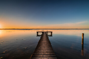 Naklejka premium Holzsteg in Dangast