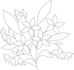 Abstract white flower illustration with a seamless vector floral pattern for vintage summer design and wallpaper decoration