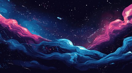 kosmos, background earth in space, space style, end of the world