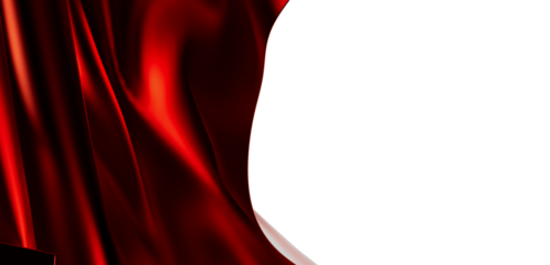 Elegant red silk fabric texture. Perfect for luxury, fashion, beauty, and design projects.