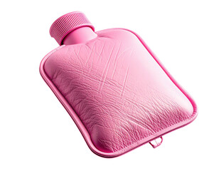 Pink heat pack, angled view