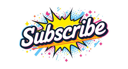 The word subscribe 