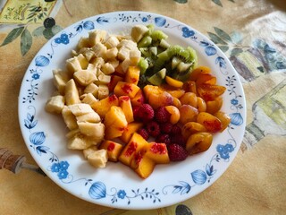 Fresh fruit plate