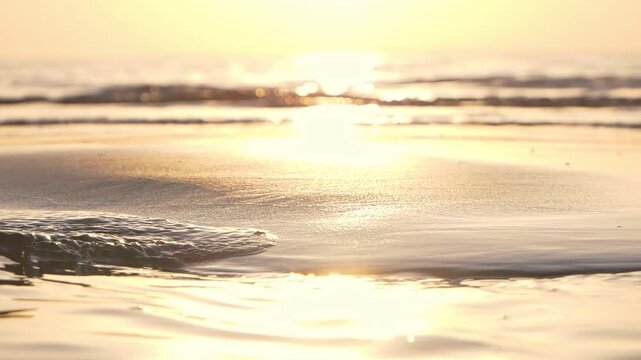 Sand beach close up, shallow dof