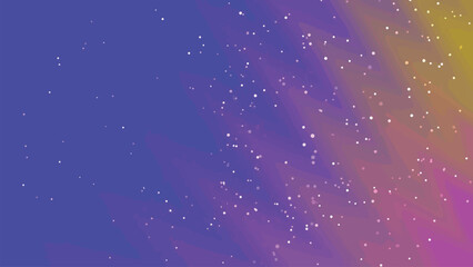 Abstract animated background with particles moving across a gradient blue and pink surface, Abstracts Twirls Particles, Stock royalty image.