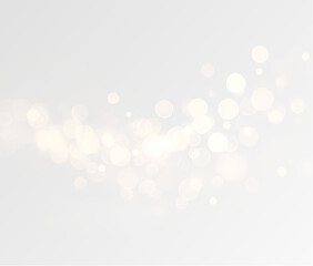 Glowing Christmas Lights Bokeh PNG