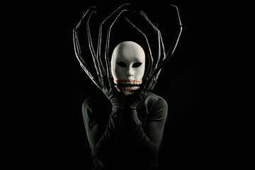 Dark faceless terror