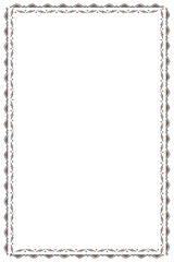 PNG ethnic border frame on transparent background