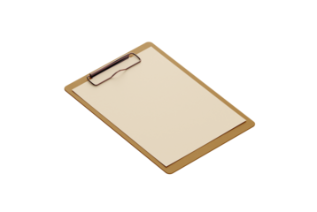 Realistic clipboard mockup with customizable paper design, editable office board template for business presentation, corporate branding, stationery showcase, note-taking, school and professional proje