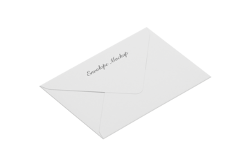 Realistic letter and envelope mockup with customizable stationery design, editable paper template for corporate branding, business correspondence, wedding invitation, office presentation and promotion