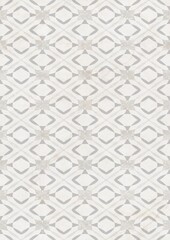 Geometric pattern with repeating diamond shapes in a light gray and white color scheme