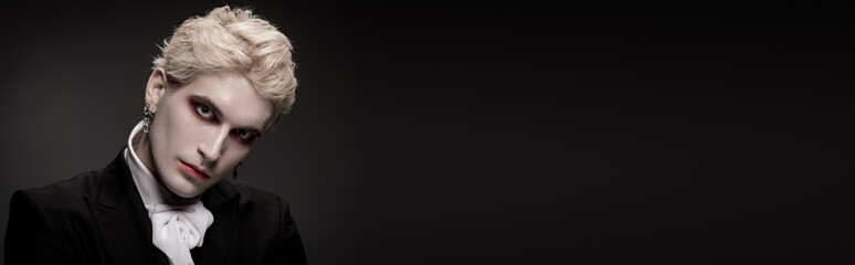 Epic Halloween costume showcasing a young mans creativity and charm in a stunning disguise