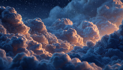 Fototapeta premium dramatic sky with clouds