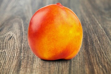 Fresh tasty ripe peach fruits