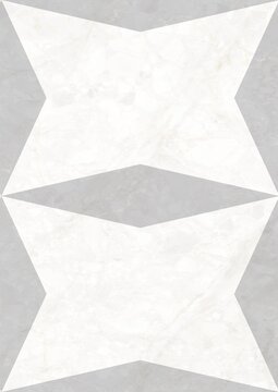Geometric pattern with white and gray diamond shapes on a textured background