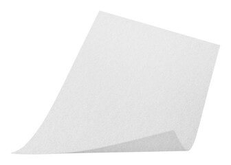 White paper png, blank design space
