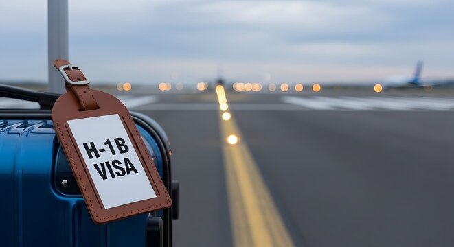 H-1B Visa Immigration Airport Runway Travel