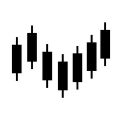 Stock Trading Logo Symbol Vector Illustration