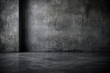 Grey textured indoor flooring with a grunge finish