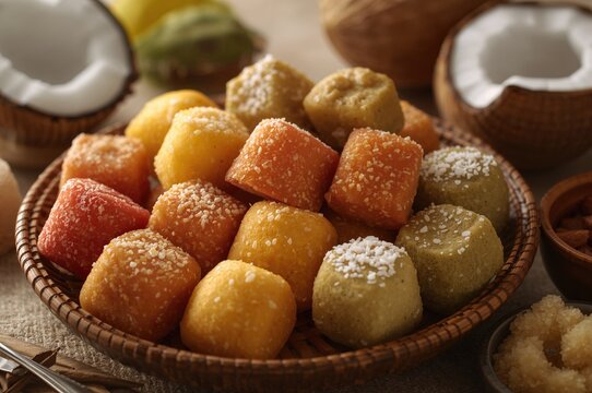 Traditional Indonesian snack known as jenang