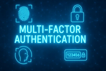 Multi-Factor Authentication (MFA) Technology for Enhanced Cybersecurity, Strong User Identity Verification, Encrypted Access Control, and Secure Digital Authentication Across Applications, Devices