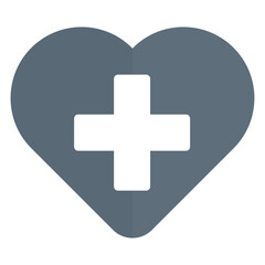 Fototapeta premium Health care icon transparent png