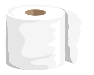 Toilet tissue roll png, transparent background