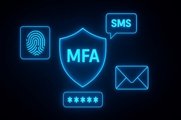 Multi-Factor Authentication (MFA) Technology for Enhanced Cybersecurity, Strong User Identity Verification, Encrypted Access Control, and Secure Digital Authentication Across Applications, Devices