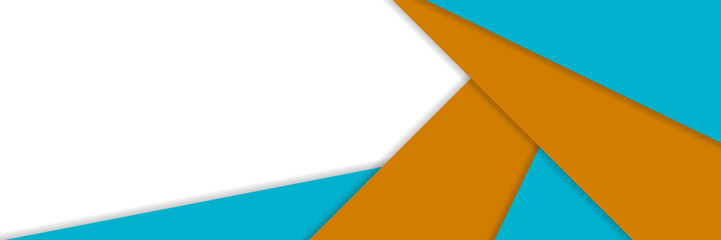 Modern Orange and Blue Geometric Background. Abstract Business Wallpaper. Vector Illustration