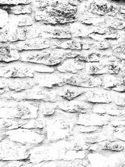 Obraz premium Heavy abstract grunge black and white distressed texture brick stone industrial overlay background