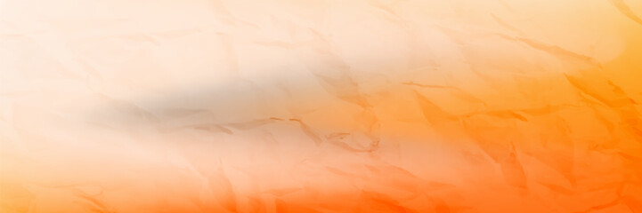 Warm orange gradient background with crumpled paper texture effect. Abstract soft textured design, perfect for poster, flyer, banner