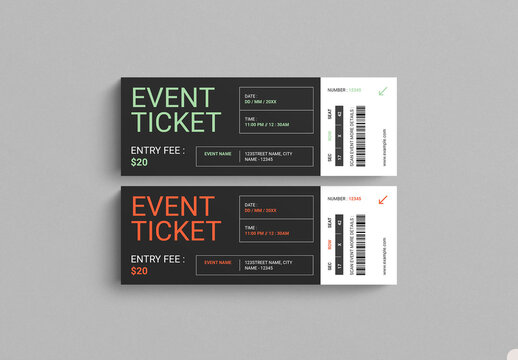 Event Ticket Template