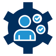 Skills Blue Color Icon