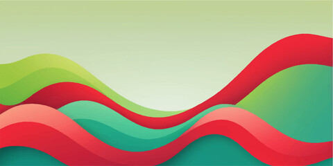 Colorful abstract wave vector illustration design for a business banner template and web card cover art pattern backdrop